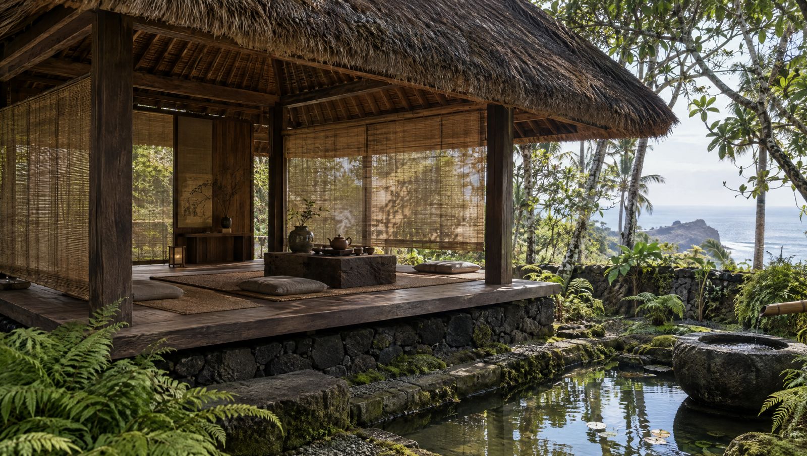 Tea temple concept